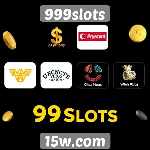 Métodos de pagamento oferecidos pelo 999slots