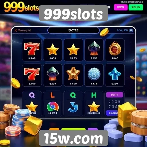 Interface do usuário do site 999slots avaliada